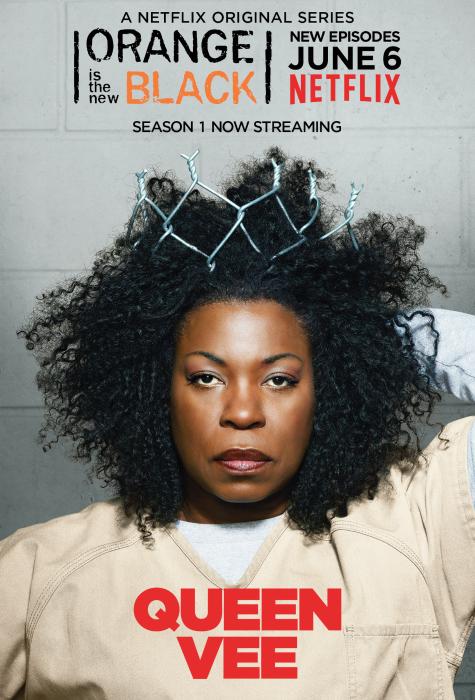 Lorraine Toussaint در صحنه سریال تلویزیونی نارنجی سیاه، جدید است