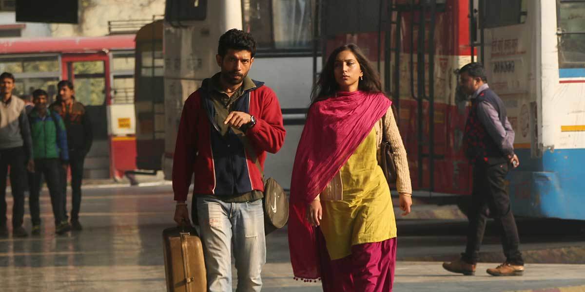 Zoya Hussain در صحنه فیلم سینمایی The Brawler به همراه Vineet Kumar Singh