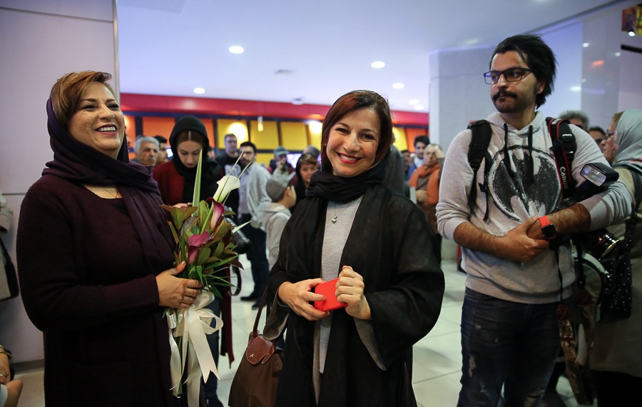 لیلی رشیدی در اکران افتتاحیه فیلم سینمایی وقتی برگشتم...