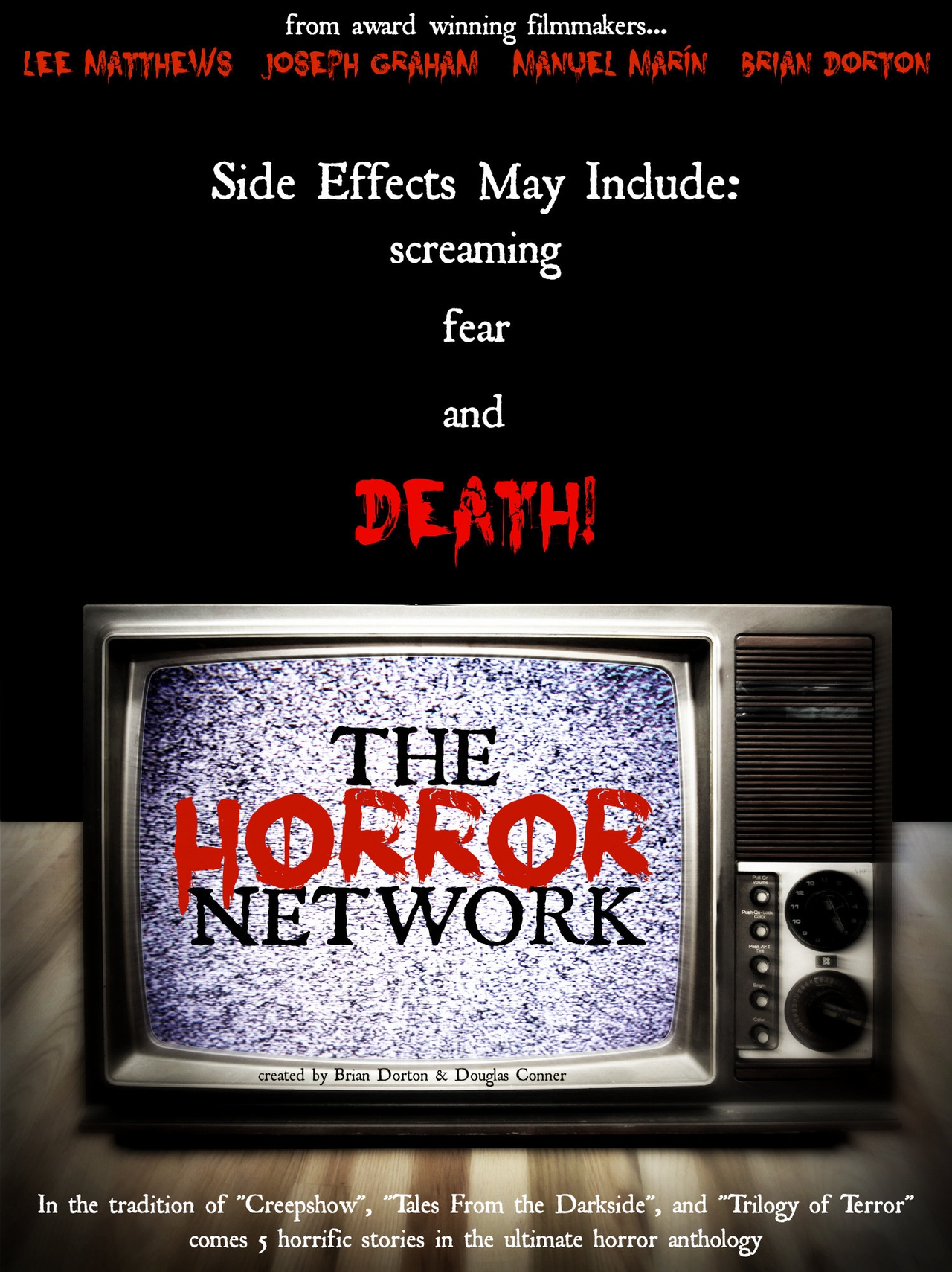  فیلم سینمایی The Horror Network Vol. 1 به کارگردانی Joseph Graham و Brian Dorton و Manuel Marín و Lee Matthews و Douglas Conner و Ignacio Martín Lerma