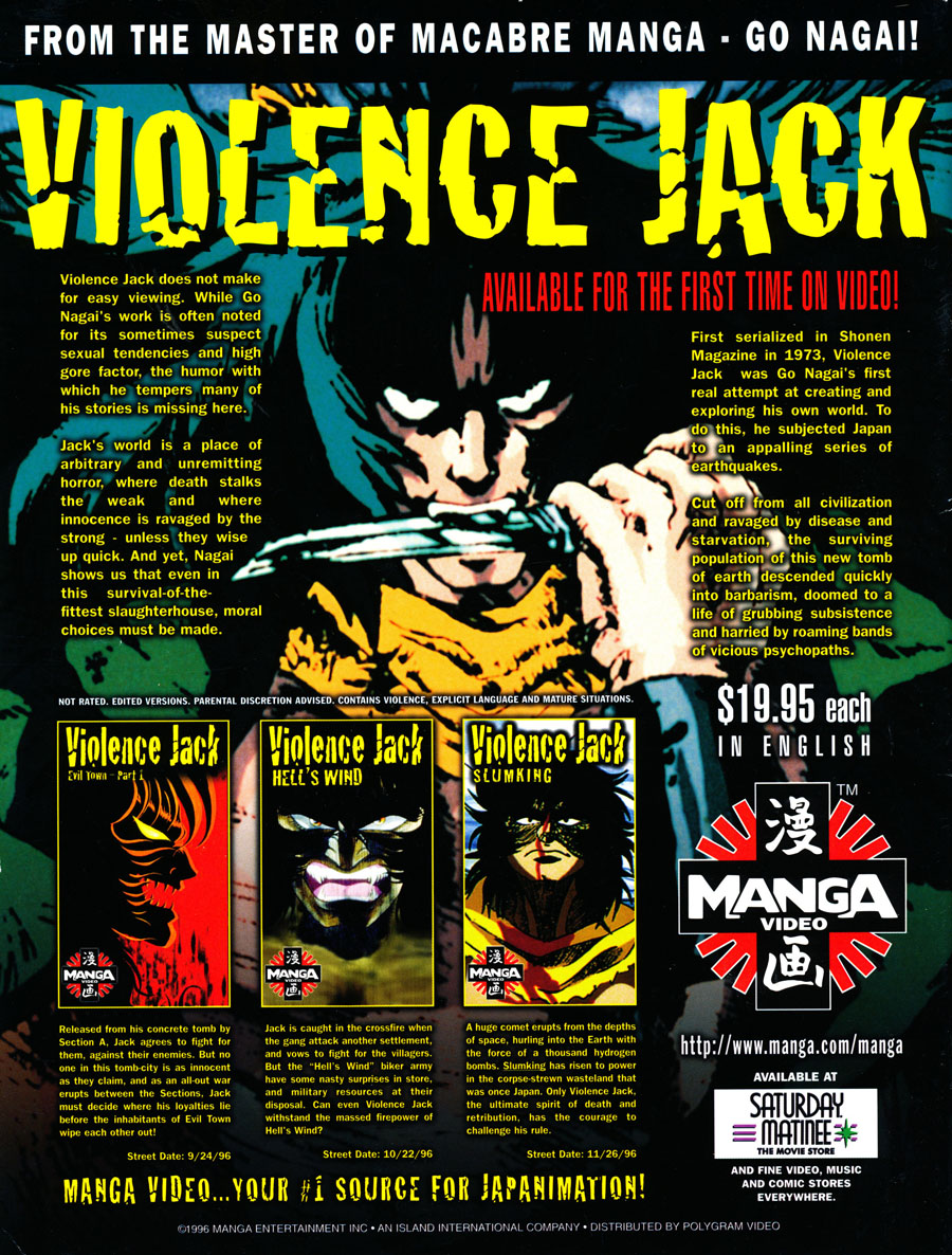  سریال تلویزیونی Violence Jack به کارگردانی Ichirô Itano و Osamu Kamijô