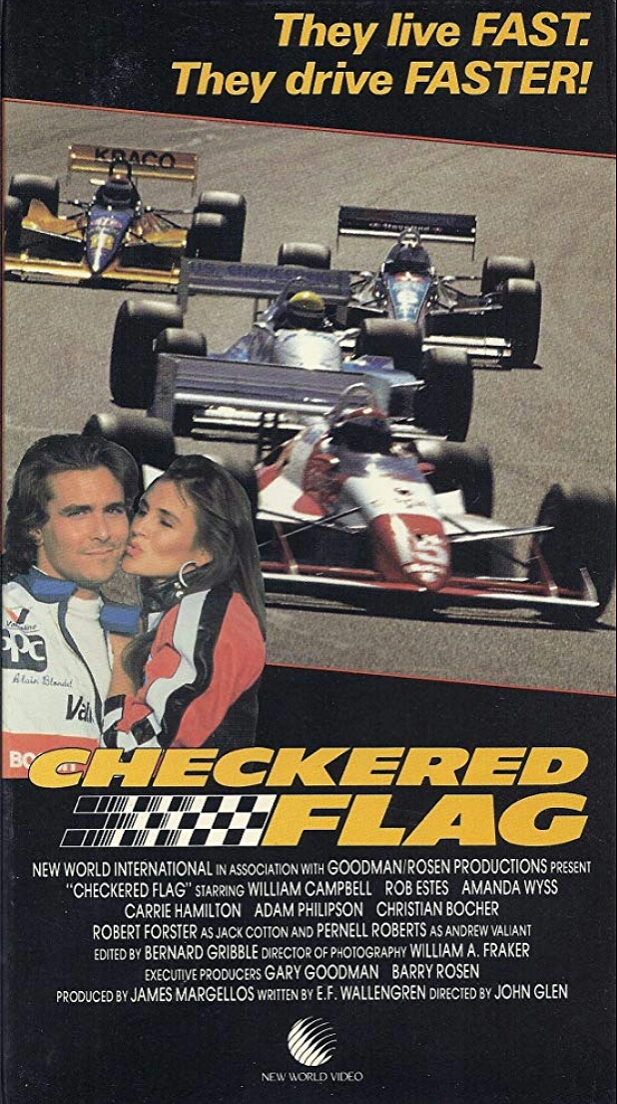 Rob Estes در صحنه فیلم سینمایی Checkered Flag به همراه بیلی کمپل و Amanda Wyss