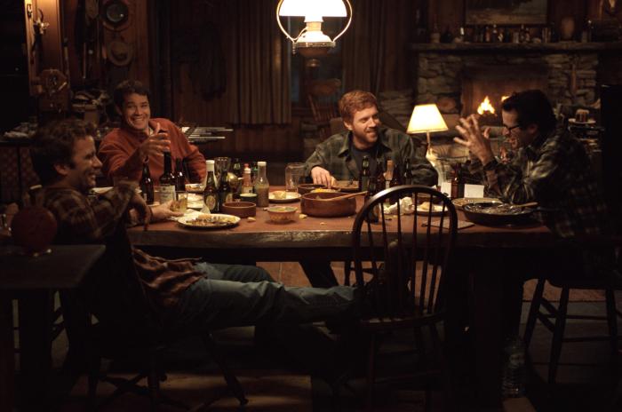 Damian Lewis در صحنه فیلم سینمایی به دنبال رویا به همراه توماس جین، Jason Lee و تیموتی اولیفانت
