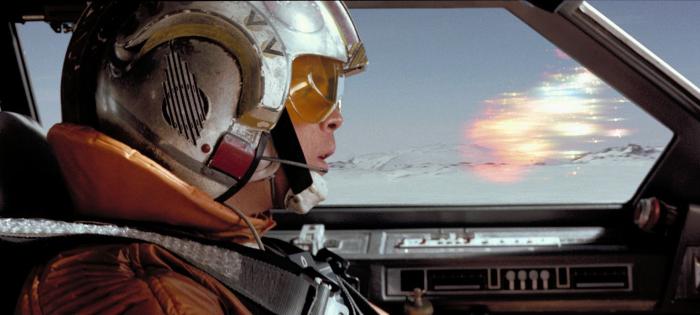 مارک همیل در صحنه فیلم سینمایی جنگ ستارگان اپیزود پنجم - امپراتوری ضربه می زند