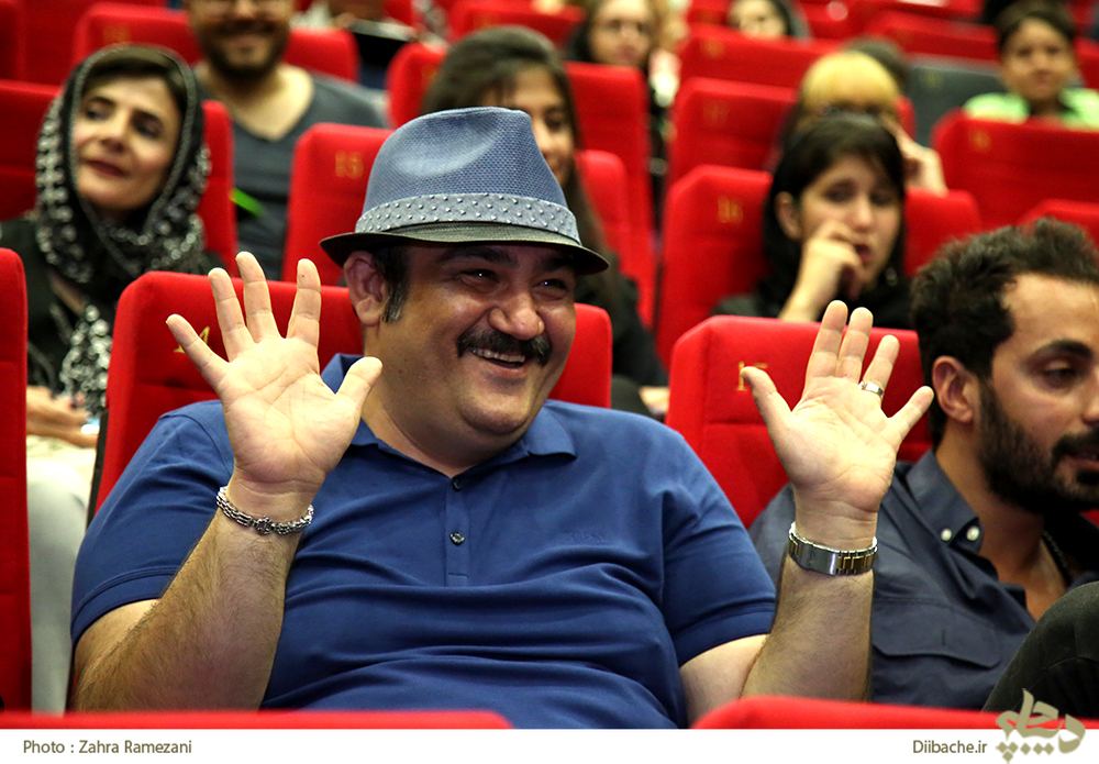 مهران غفوریان در اکران افتتاحیه فیلم سینمایی دراکولا