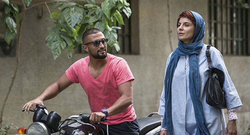 لیلا حاتمی در صحنه فیلم سینمایی من به همراه امیر جدیدی