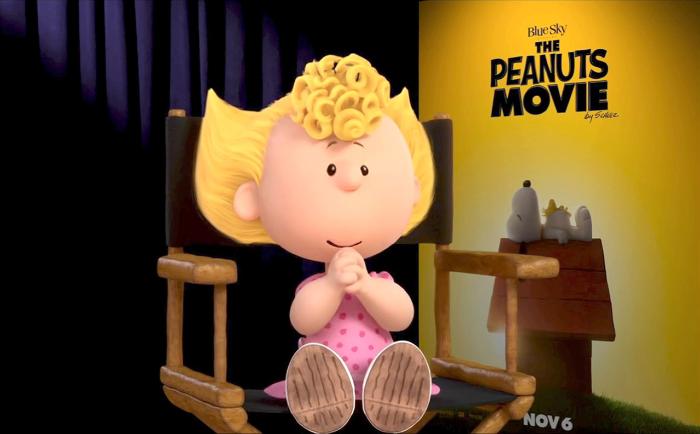 Mariel Sheets در صحنه فیلم سینمایی Snoopy and Charlie Brown: The Peanuts Movie