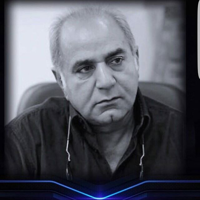 تصویری از پرویز پرستویی، بازیگر و تهیه کننده سینما و تلویزیون در حال بازیگری سر صحنه یکی از آثارش