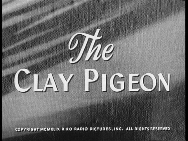  فیلم سینمایی The Clay Pigeon به کارگردانی Richard Fleischer