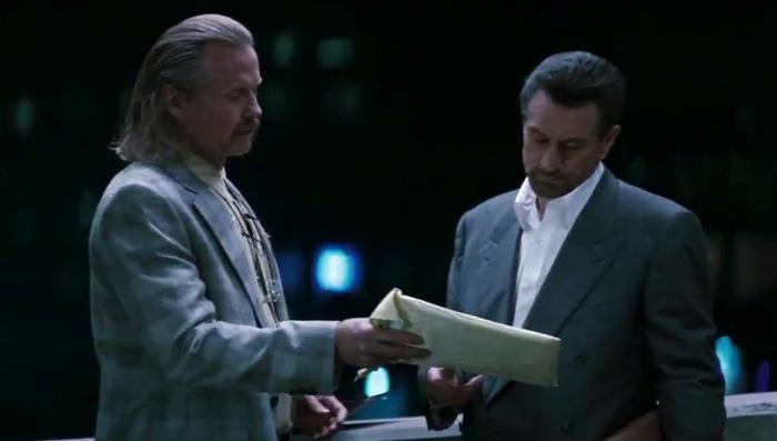 جان ویت در صحنه فیلم سینمایی مخمصه به همراه رابرت دنیرو