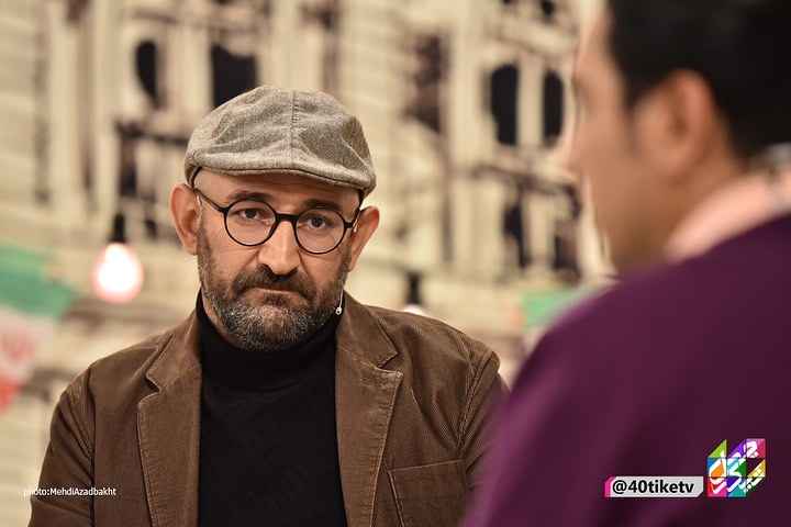 هدایت هاشمی در صحنه برنامه تلویزیونی چهل تیکه