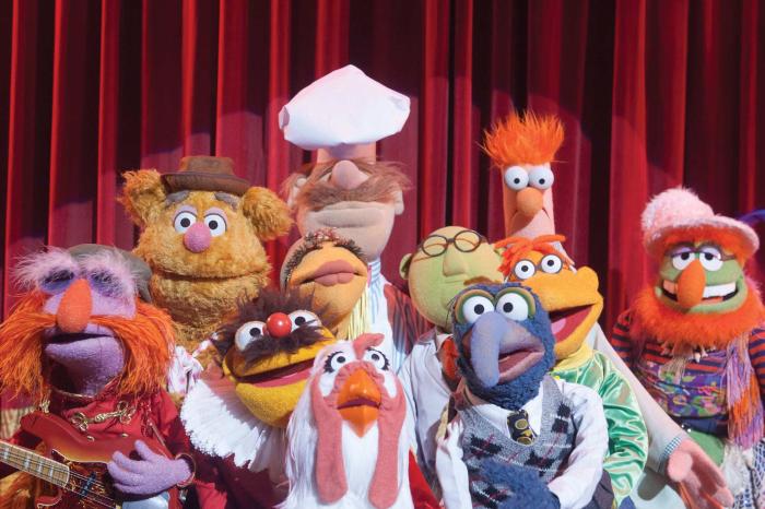 The Muppets در صحنه فیلم سینمایی ماپت ها