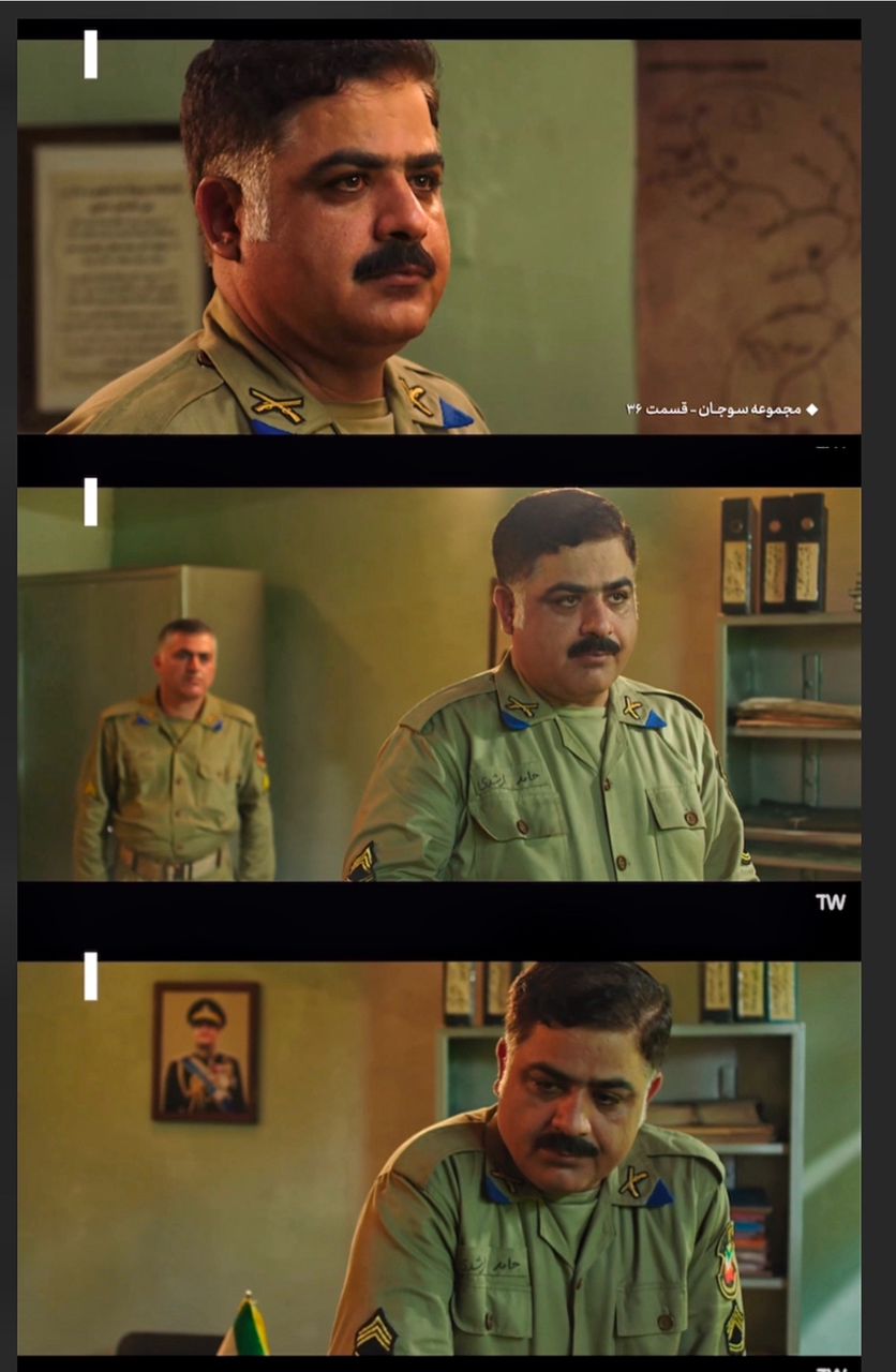 تصویری از رامین الماسی، بازیگر و مدیر تولید سینما و تلویزیون در پشت صحنه یکی از آثارش