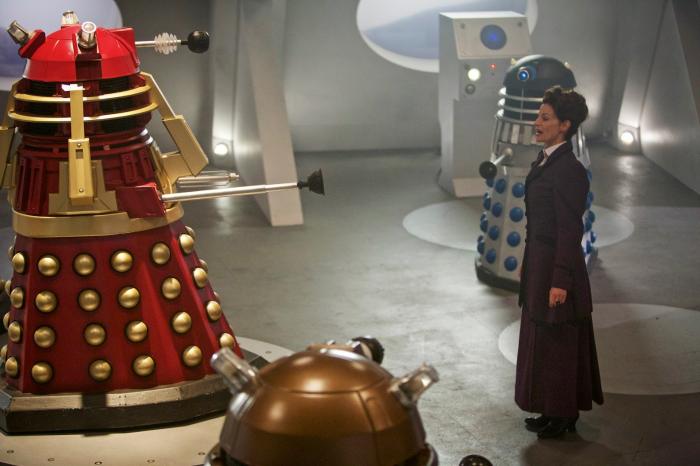 Michelle Gomez در صحنه سریال تلویزیونی Doctor Who