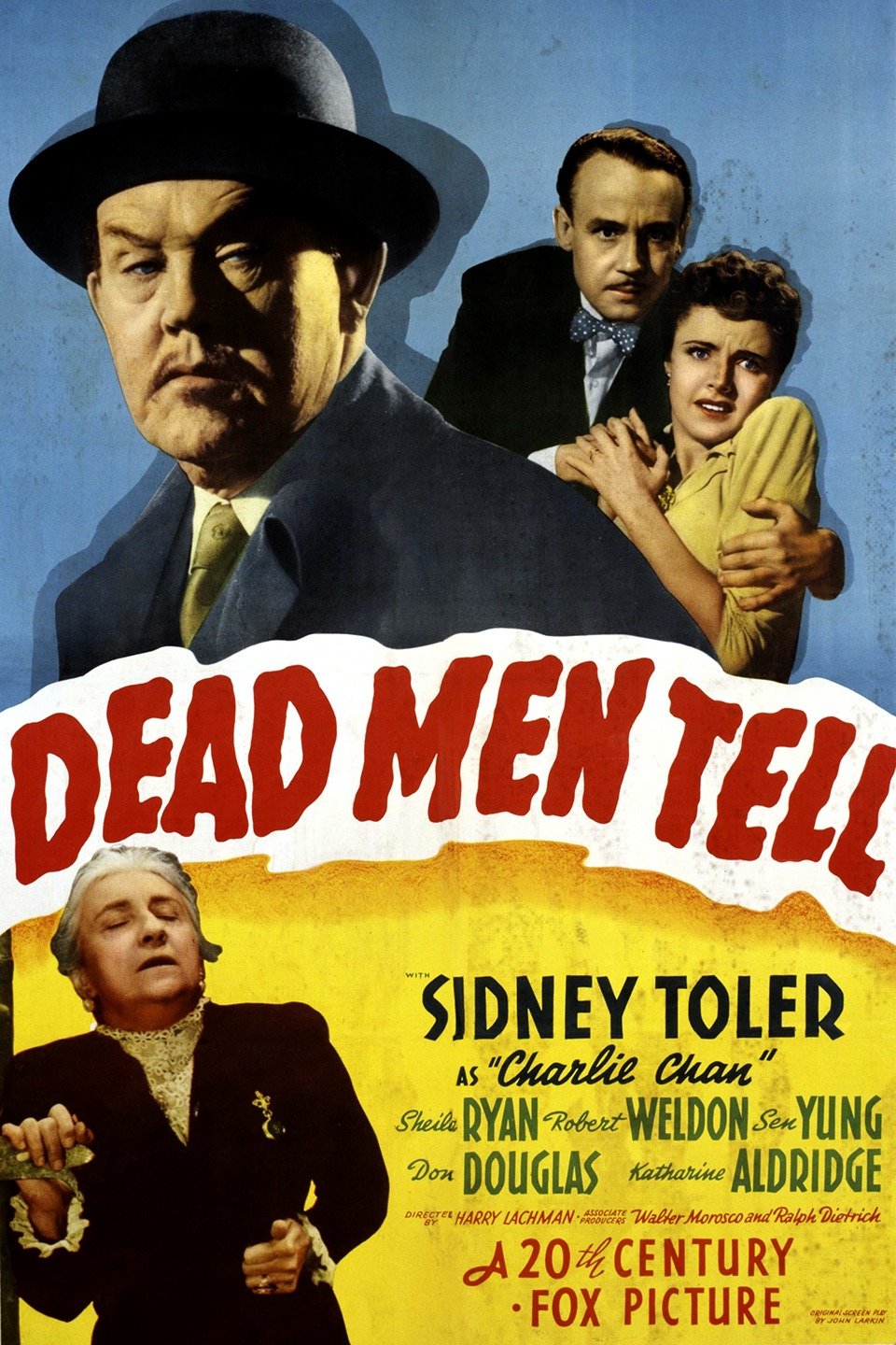 اتل گریفیس در صحنه فیلم سینمایی Dead Men Tell به همراه Robert Weldon، Sidney Toler و Kay Aldridge