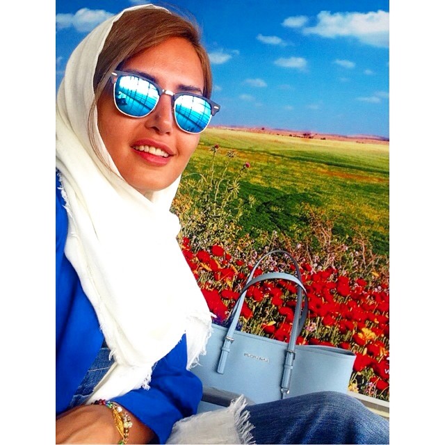 تصویری شخصی از الناز شاکردوست، بازیگر و طراح لباس سینما و تلویزیون