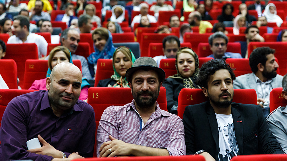 مهرداد صدیقیان در اکران افتتاحیه فیلم سینمایی زاپاس به همراه مجید صالحی