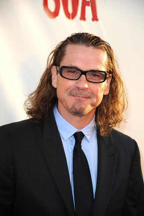 Kurt Sutter در صحنه سریال تلویزیونی فرزندان آشوب