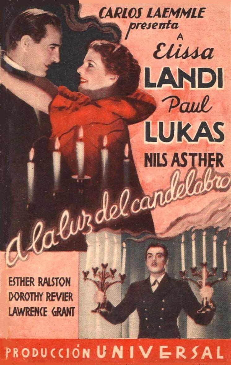 Paul Lukas در صحنه فیلم سینمایی By Candlelight به همراه Nils Asther و Elissa Landi