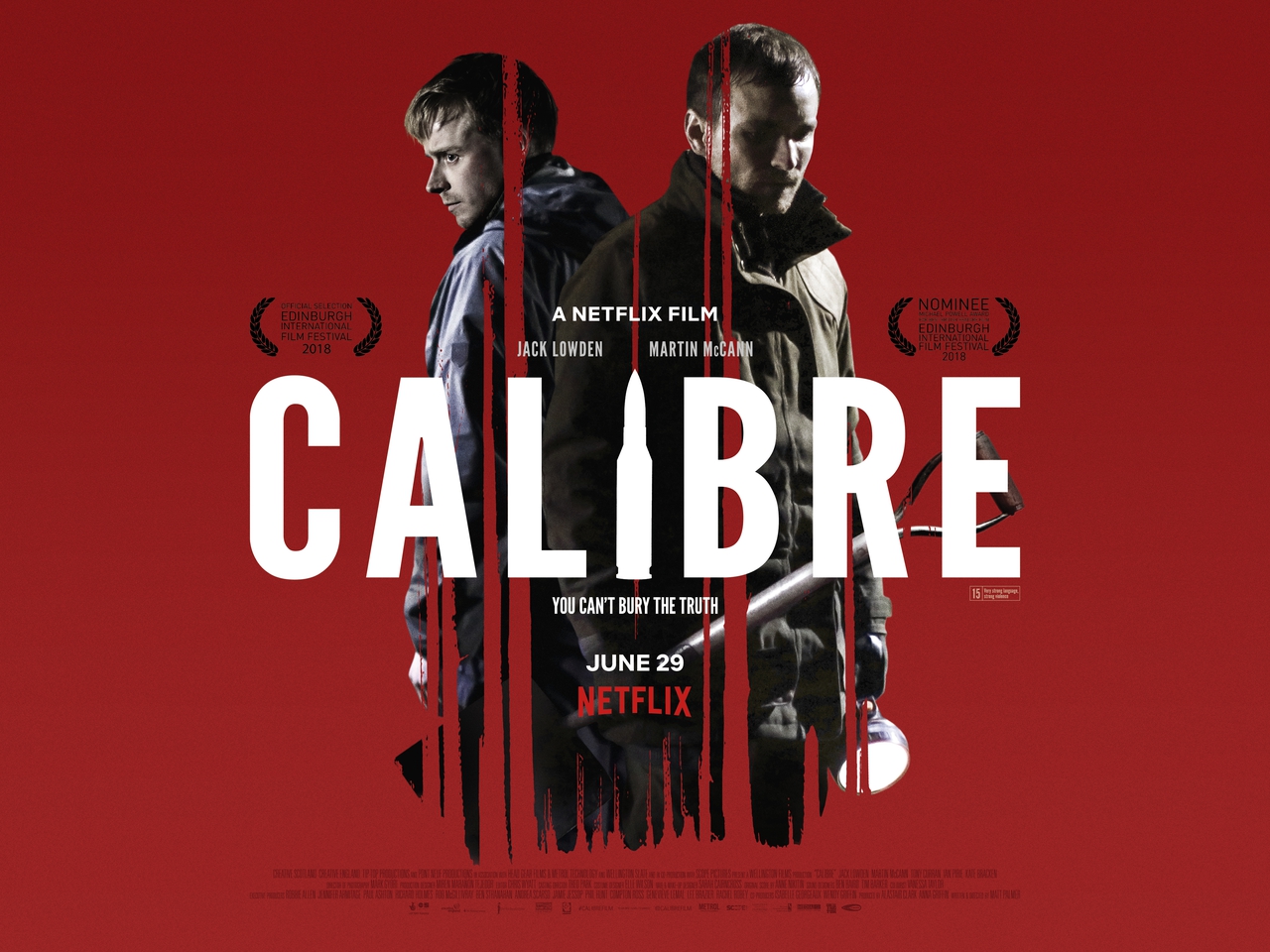Jack Lowden در صحنه فیلم سینمایی Calibre به همراه Martin McCann