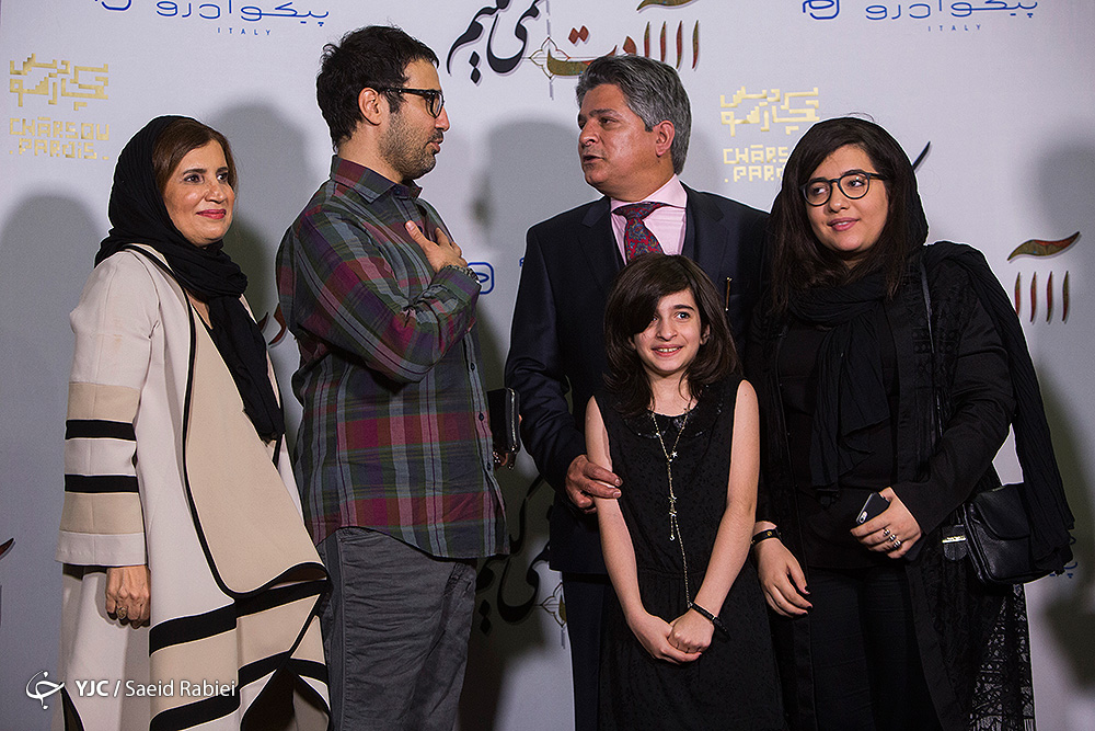 محمدرضا فروتن در اکران افتتاحیه فیلم سینمایی عادت نمی‌کنیم