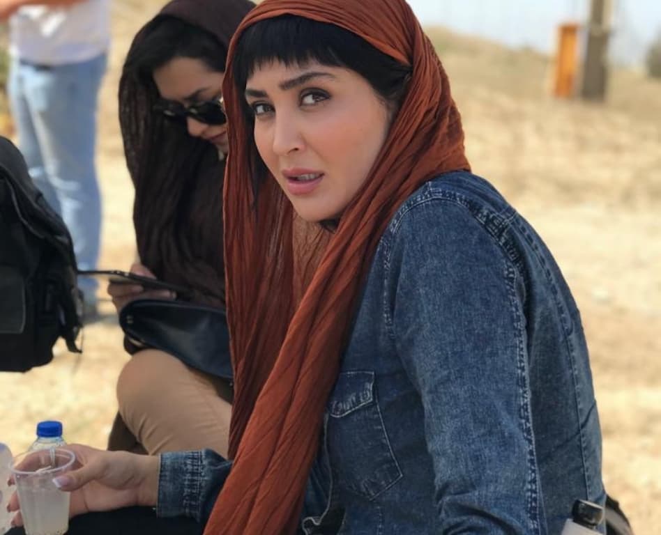 مریم معصومی در پشت صحنه فیلم سینمایی هزارتو