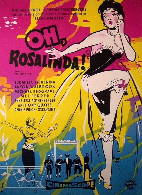  فیلم سینمایی Oh... Rosalinda!! به کارگردانی Michael Powell و Emeric Pressburger