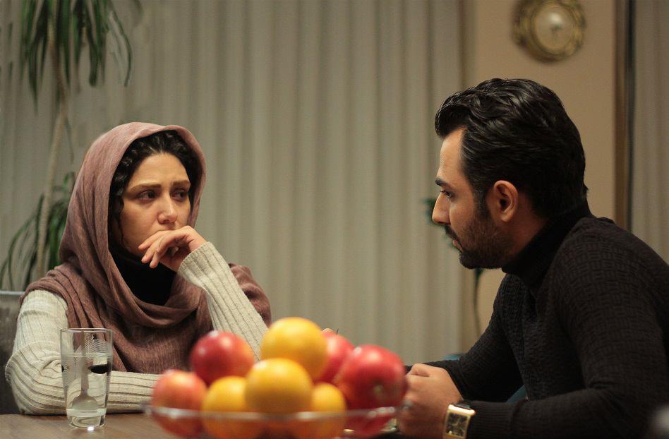 باران کوثری در صحنه فیلم سینمایی شنل
