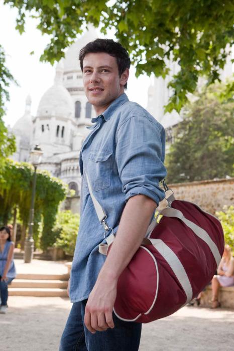 Cory Monteith در صحنه فیلم سینمایی Monte Carlo