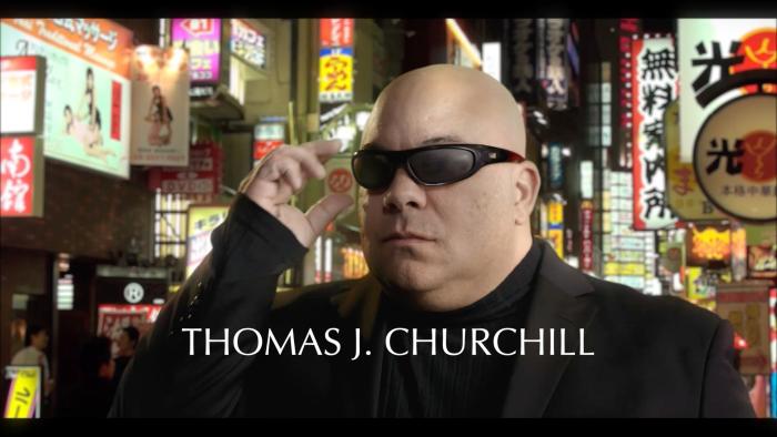 Thomas J. Churchill در صحنه فیلم سینمایی Samurai Cop 2: Deadly Vengeance