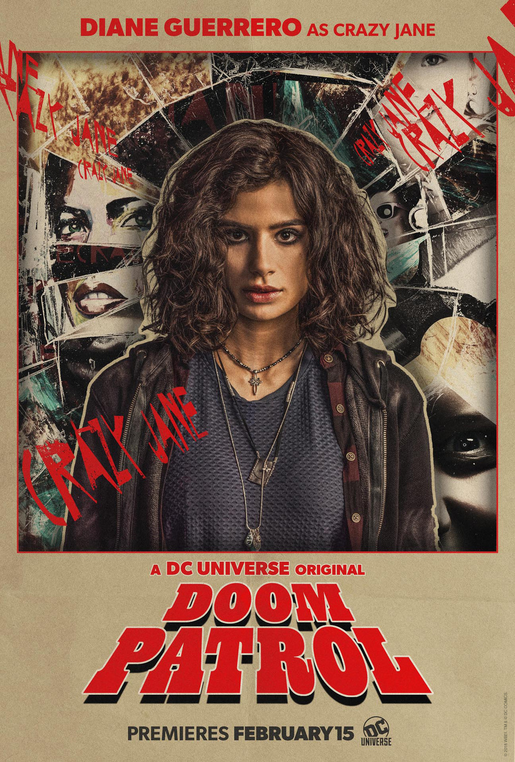 Diane Guerrero در صحنه سریال تلویزیونی Doom Patrol