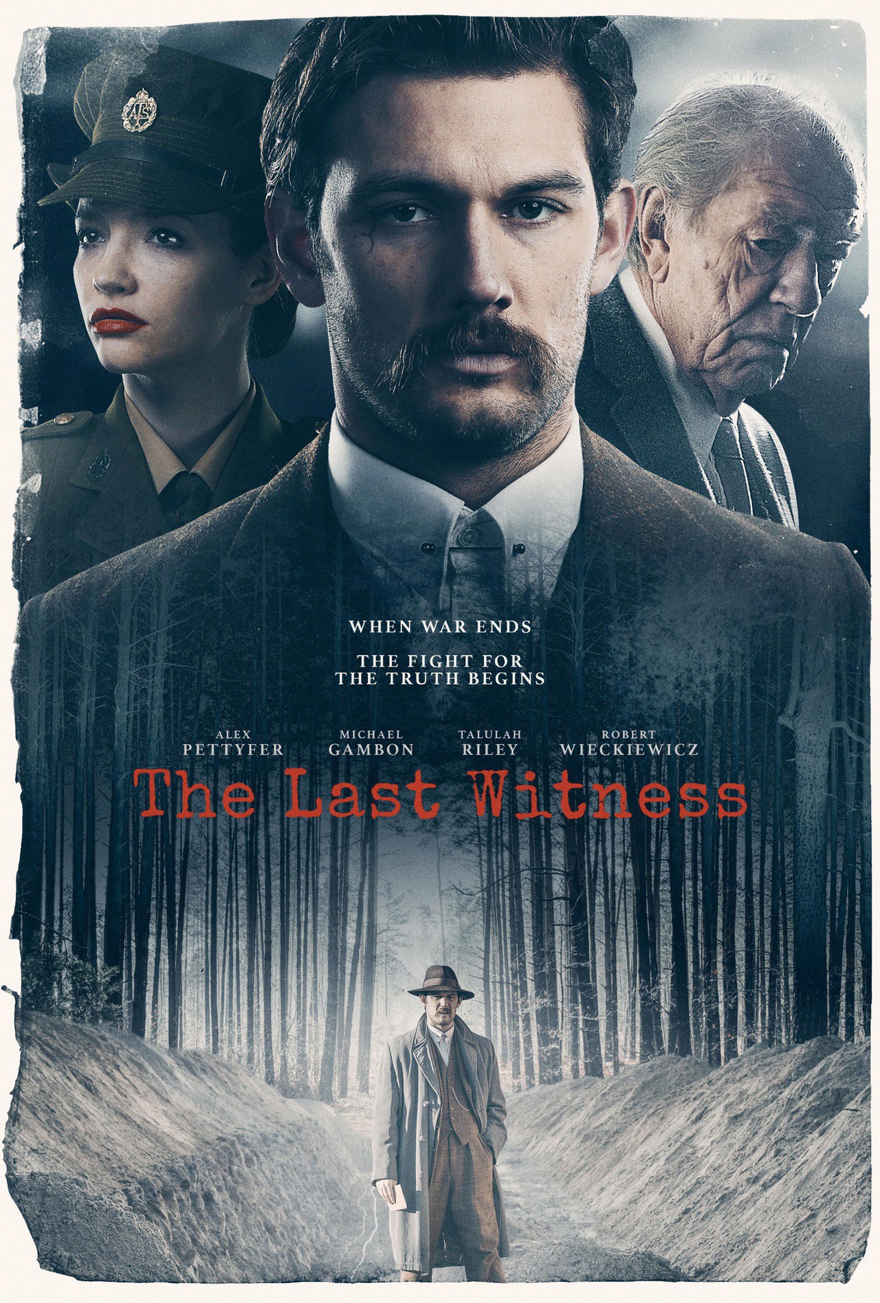 Talulah Riley در صحنه فیلم سینمایی The Last Witness به همراه مایکل گمبون و Alex Pettyfer