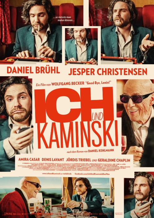 یسپر کریستنسن در صحنه فیلم سینمایی Ich und Kaminski به همراه دانیل برول