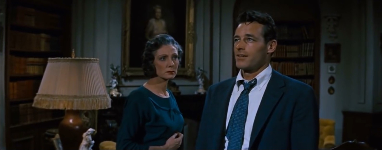 Guy Madison در صحنه فیلم سینمایی Hilda Crane به همراه Judith Evelyn