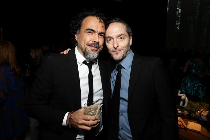 الخاندرو گونسالس اینیاریتو در صحنه فیلم سینمایی بازگشته به همراه Emmanuel Lubezki