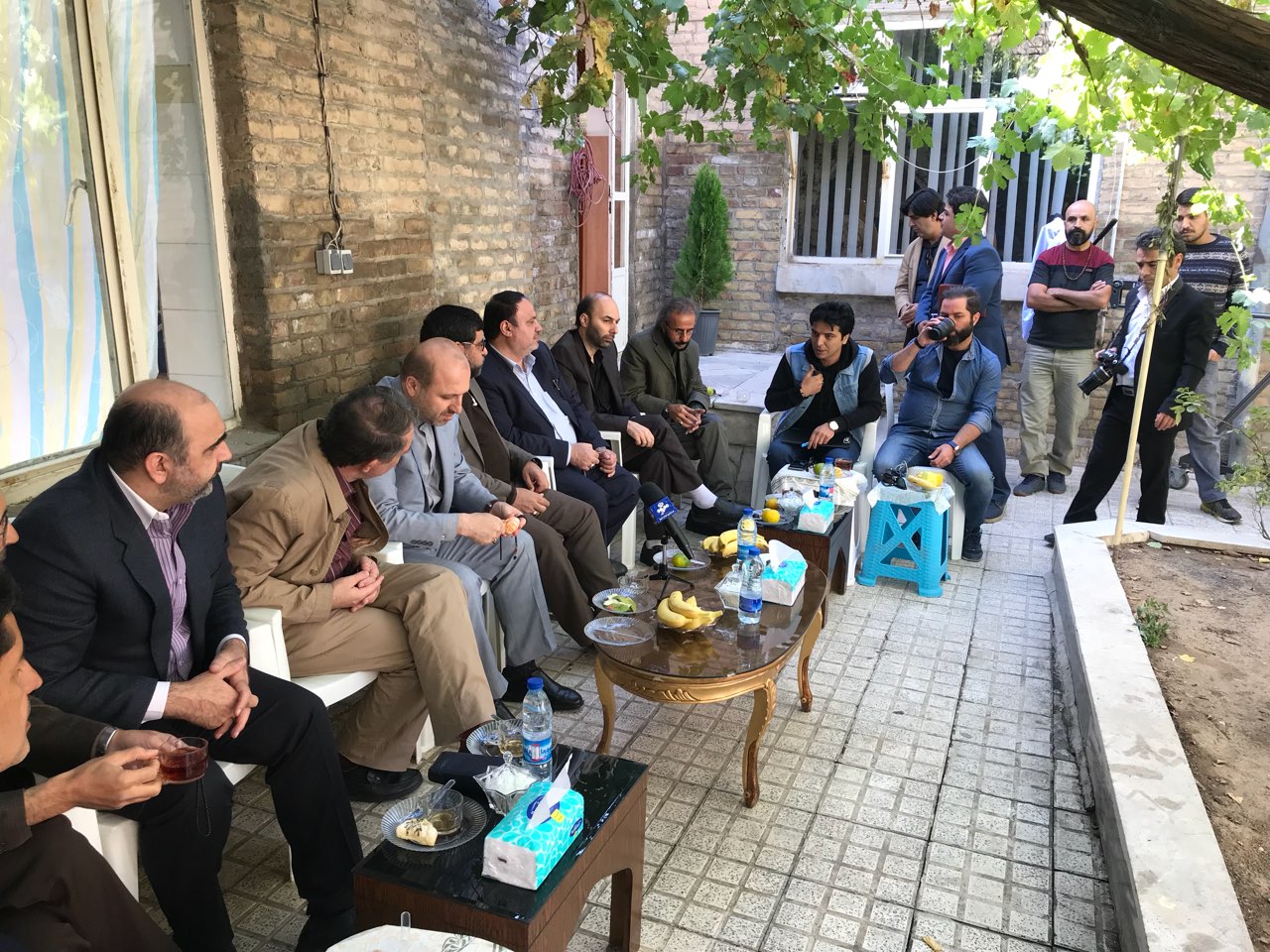 پشت صحنه سریال تلویزیونی مس با حضور عبدالرضا صادقی‌جهانی