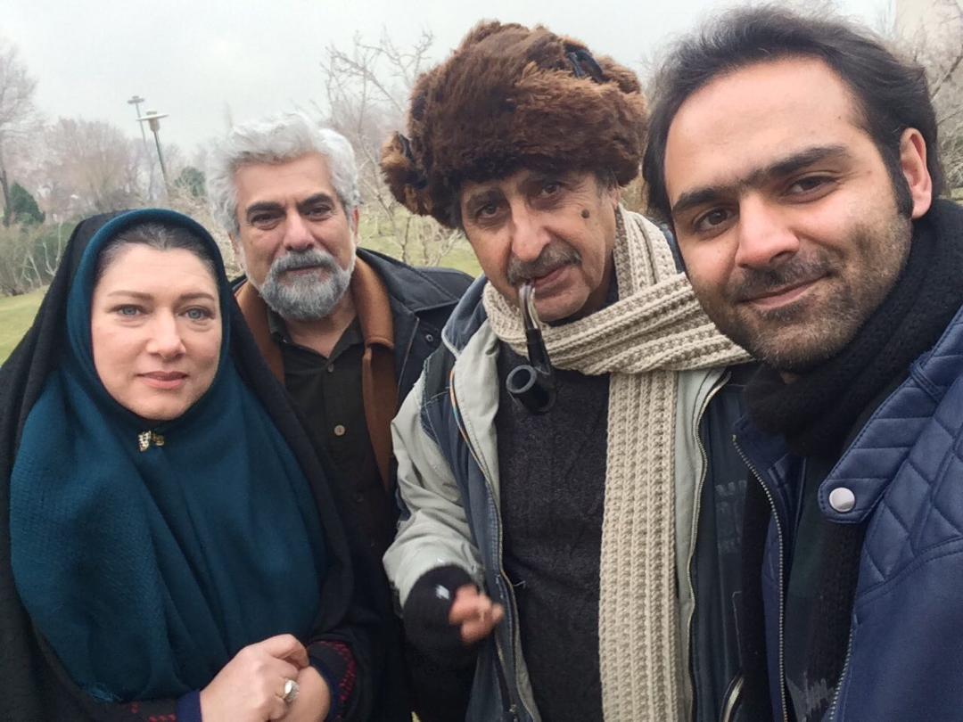 تصویری از مهدی حاجی یوسف، دستیار صداگذار و تدوینگر سینما و تلویزیون در پشت صحنه یکی از آثارش