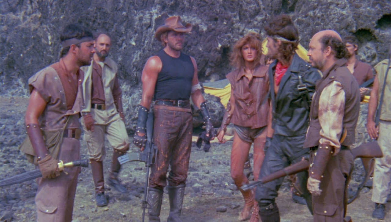 Andrea Savio در صحنه فیلم سینمایی Stryker به همراه William Ostrander و Steve Sandor