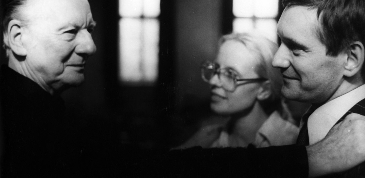 Krystyna Janda در صحنه فیلم سینمایی The Conductor به همراه آندرج سورین و جان گیلگد