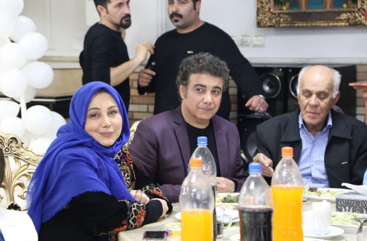 پشت صحنه فیلم تلویزیونی آقای کارگردان به کارگردانی مصطفی الماسی