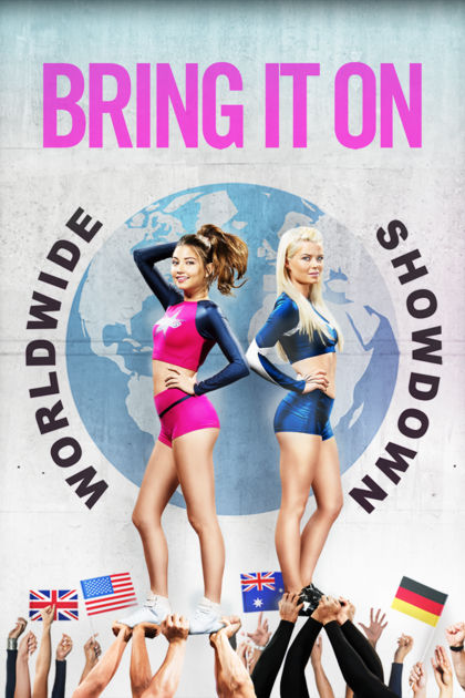 Cristine Prosperi در صحنه فیلم سینمایی Bring It On: Worldwide #Cheersmack به همراه Sophie Vavasseur