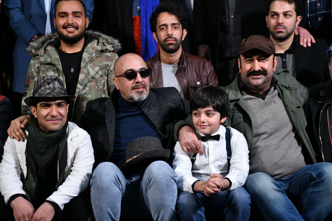 رضا عطاران در جشنواره فیلم سینمایی مصادره به همراه امیر صدرا حقانی و مهران احمدی