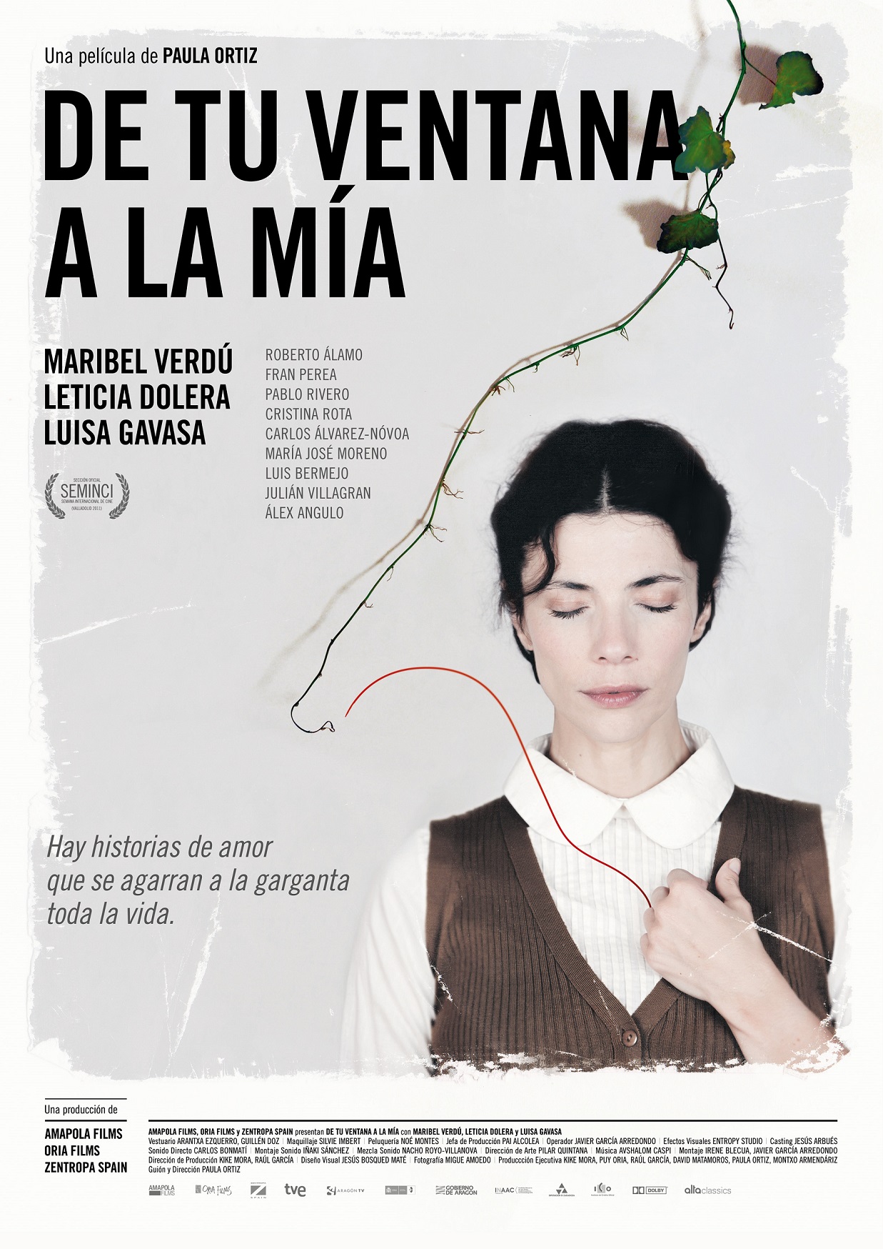  فیلم سینمایی De tu ventana a la mía به کارگردانی Paula Ortiz