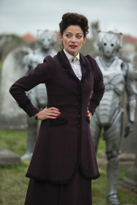 Michelle Gomez در صحنه سریال تلویزیونی Doctor Who