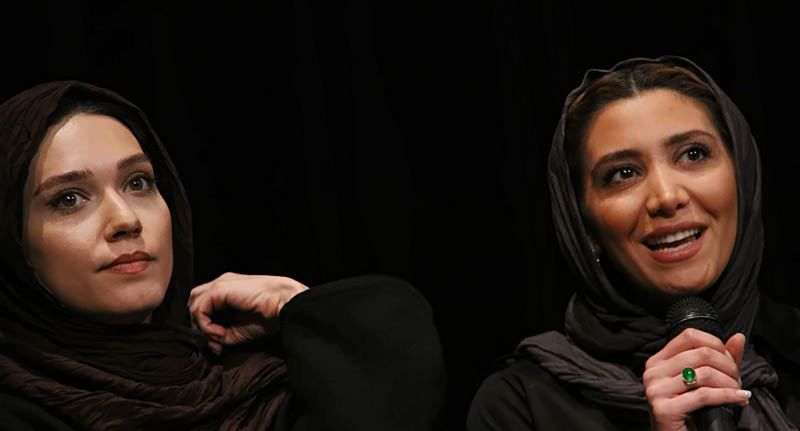 شهرزاد کمال‌زاده در نشست خبری سریال تلویزیونی بچه‌های نسبتاً بد به همراه نیکی مظفری