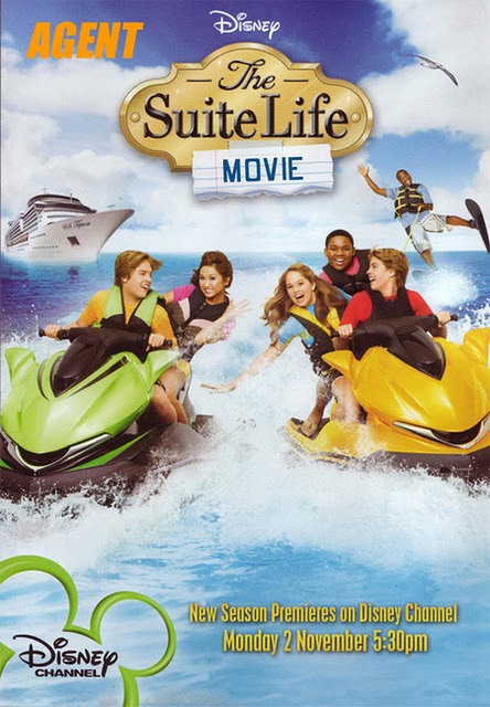 Dylan Sprouse در صحنه فیلم سینمایی The Suite Life Movie به همراه Brenda Song، Cole Sprouse، Phill Lewis و Debby Ryan