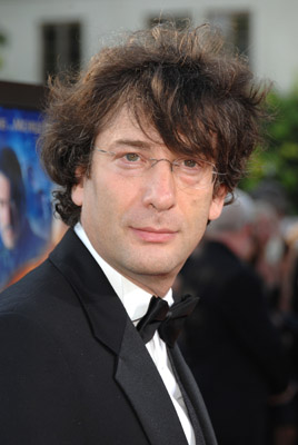 Neil Gaiman در صحنه فیلم سینمایی غبار ستاره
