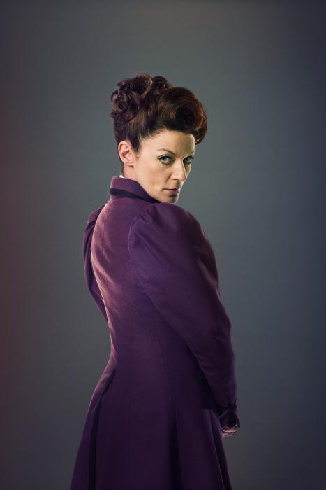 Michelle Gomez در صحنه سریال تلویزیونی Doctor Who