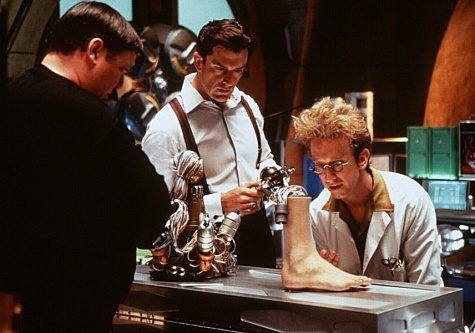 روپرت اورت در صحنه فیلم سینمایی کاراگاه گجت به همراه Mike Hagerty