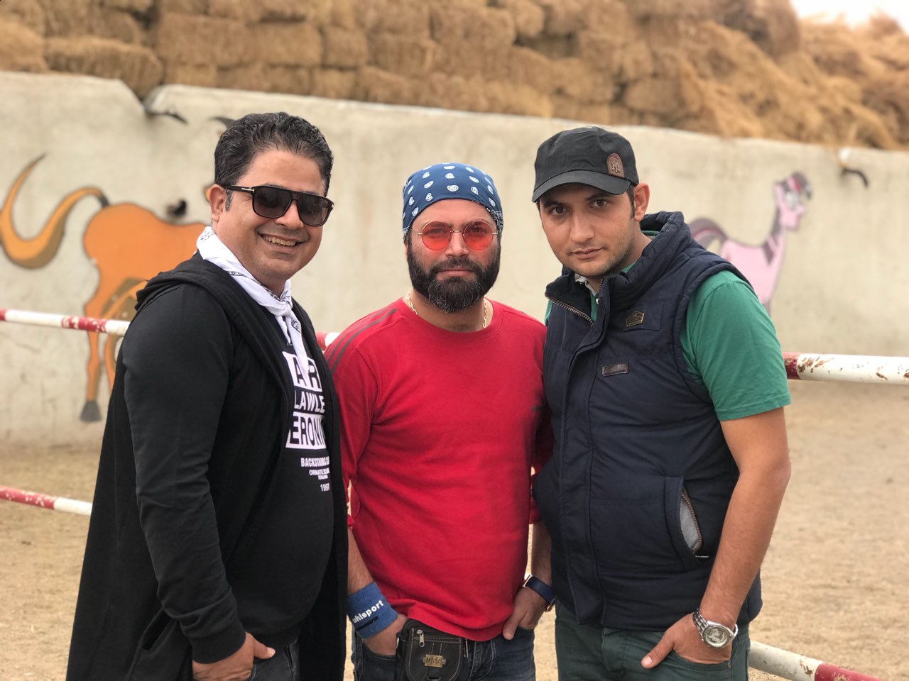 رامین الماسی در پشت صحنه سریال تلویزیونی مس